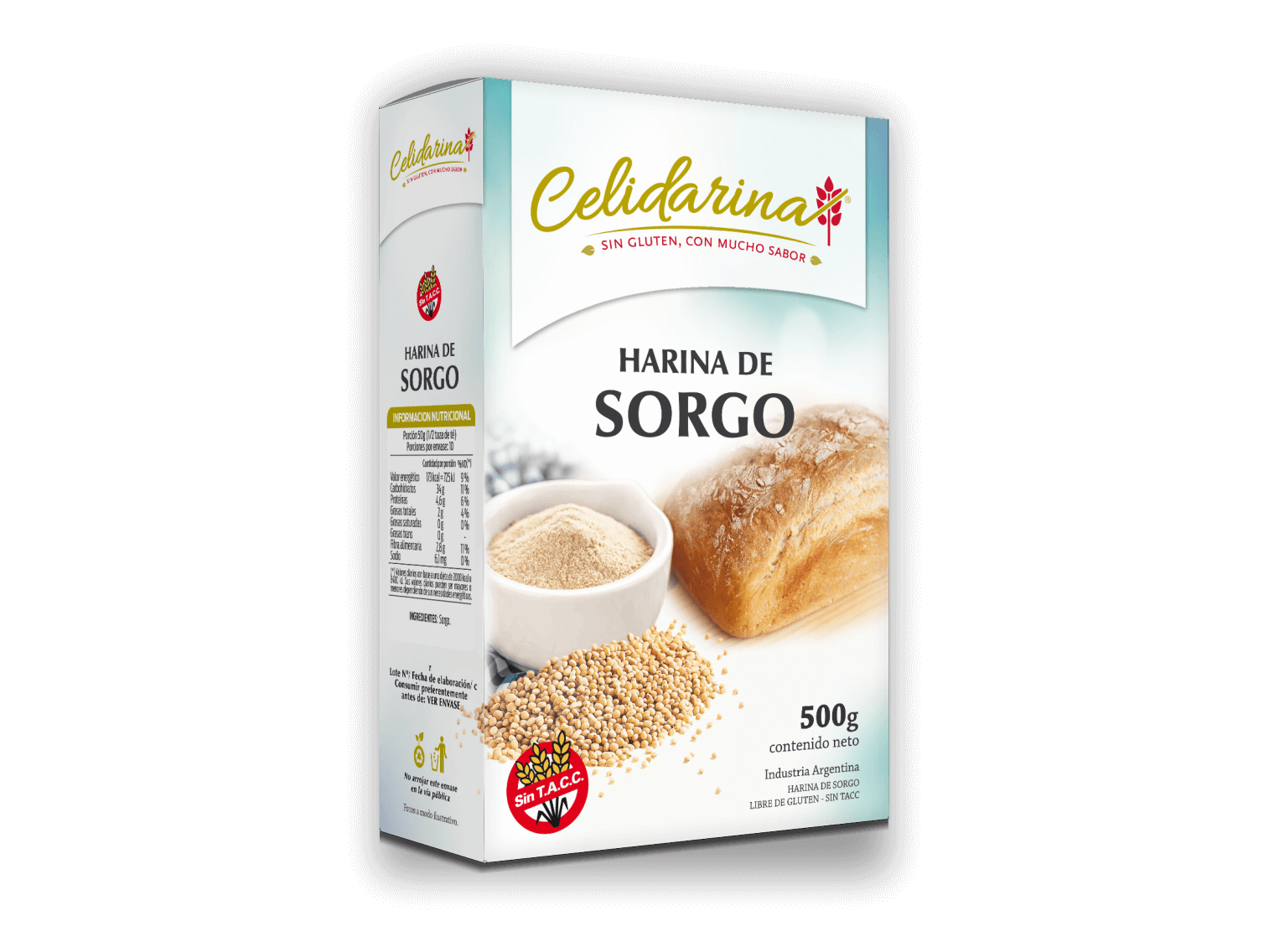 Harina de sorgo Celidarina 500 gr