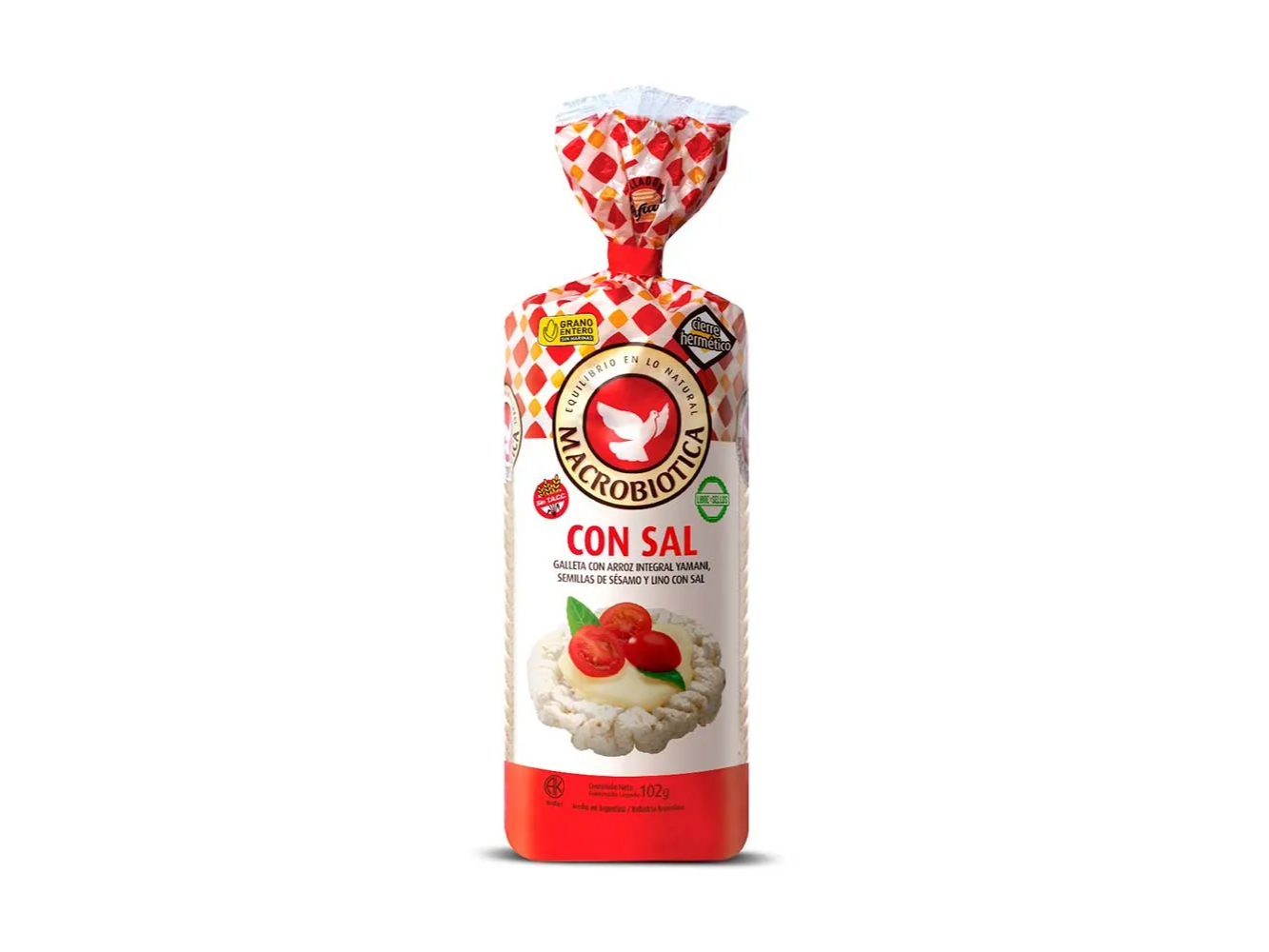 Disco de arroz Arrocita macrobiotica con sal 102 gr