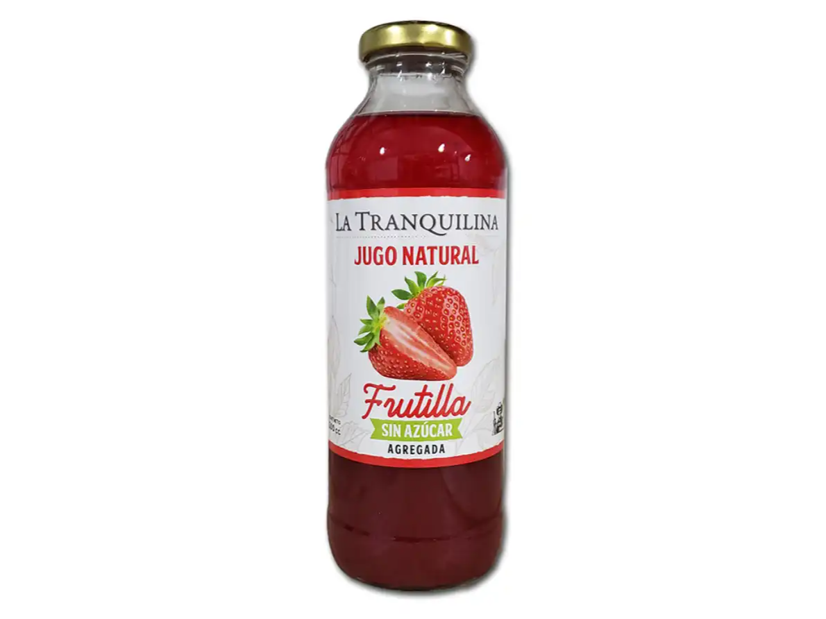 Jugo líquido La Tranquilina sin azúcar agregada Frutilla 500 ml