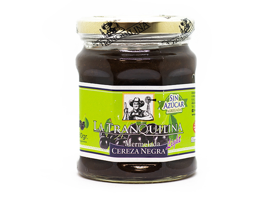 Mermelada La Tranquilina con stevia Cereza negra 330 gr