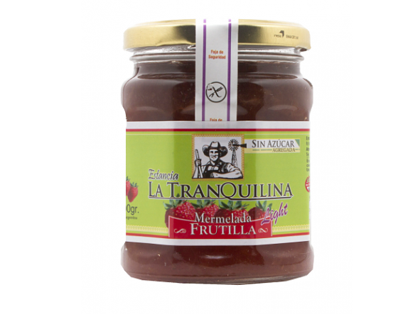 Mermelada La Tranquilina con stevia frutilla 330 gr
