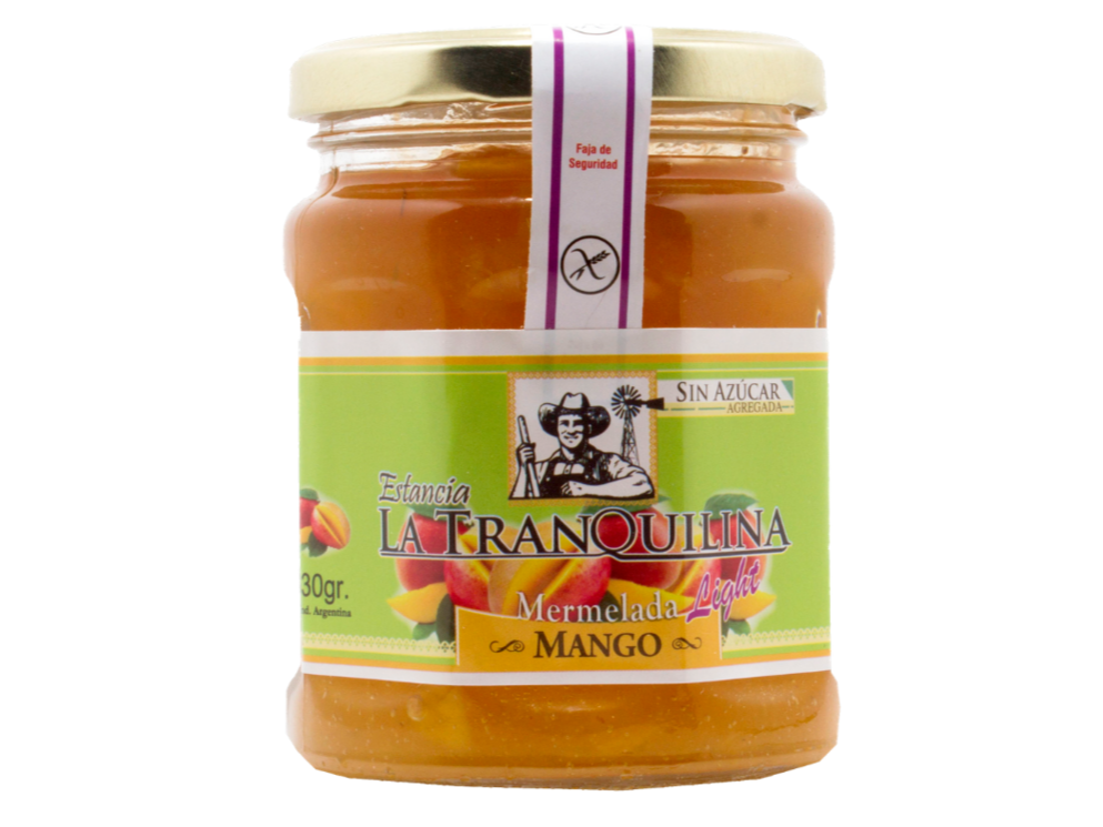 Mermelada La Tranquilina con stevia Mango 330 gr