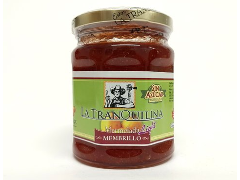 Mermelada La Tranquilina con stevia membrillo 330 gr