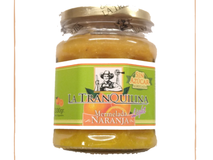 Mermelada La Tranquilina con stevia naranja 330 gr