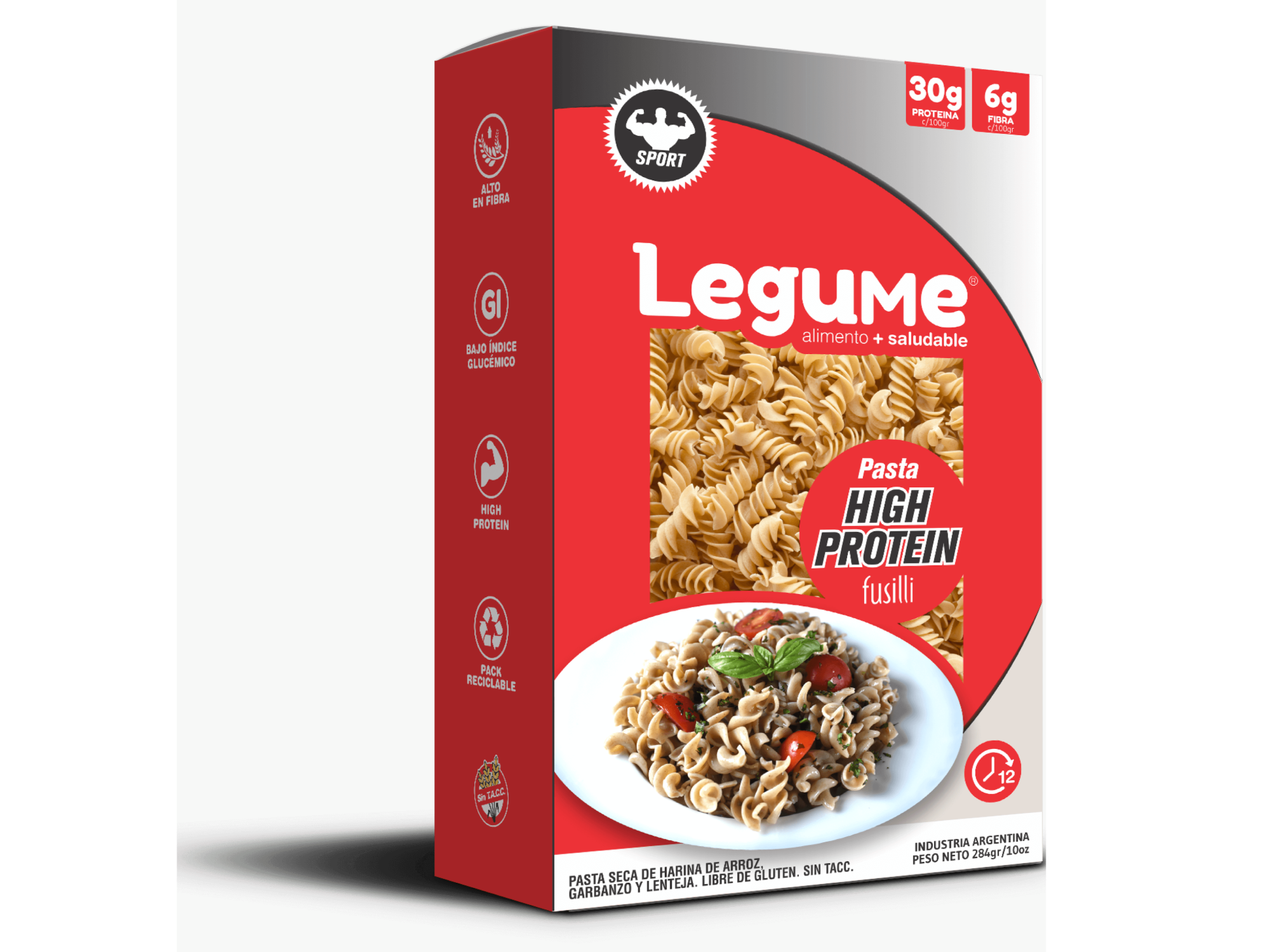 Fusili Legume High Protein 284 gr