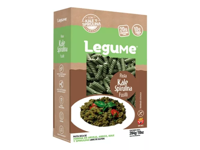 Fusili Legume Kale Spirulina 284 gr