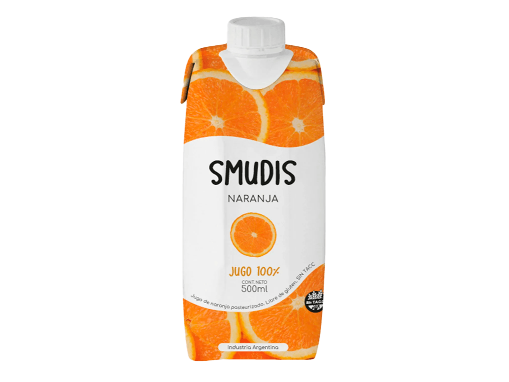Jugo liquido Smudis naranja