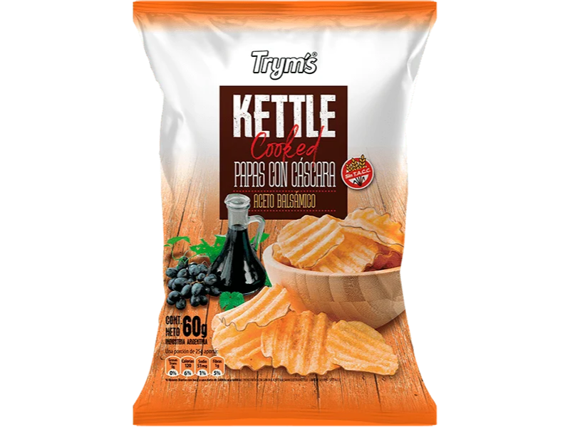 Ketle papas con cascara Tryms aceto balsamico 60 gr