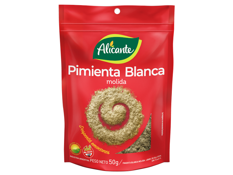 Pimienta blanca molida Alicante 50 gr
