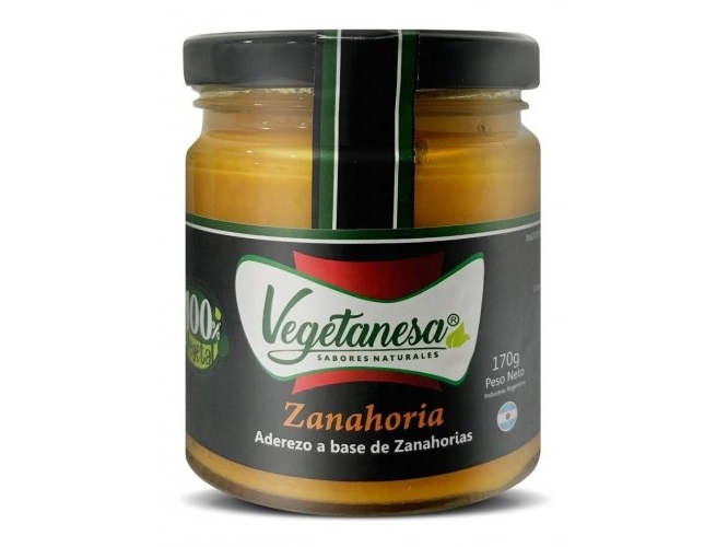 Aderezos Vegetanesa Zanahoria sin gluten 170 gr