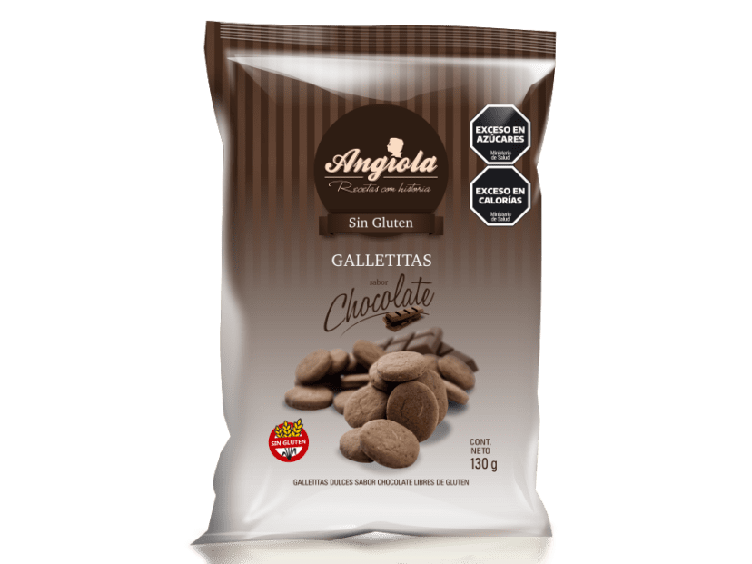 Galletas Angiola Chocolate sin gluten 130 gr