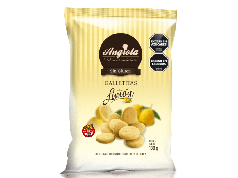 Galletas Angiola Limón sin gluten 130 gr