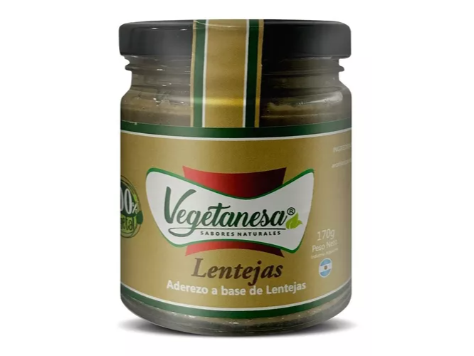 Aderezos Vegetanesa Lenteja sin gluten 170 gr