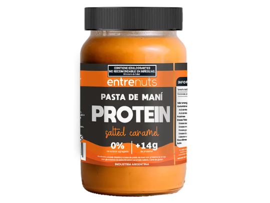 Pasta de mani Entrenuts protein salted caramel 370 gr
