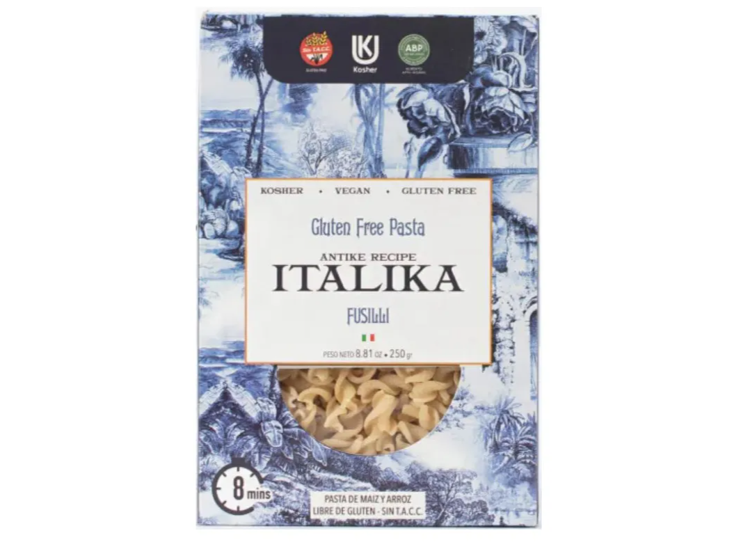 Fusili Italika sin gluten 250 gr