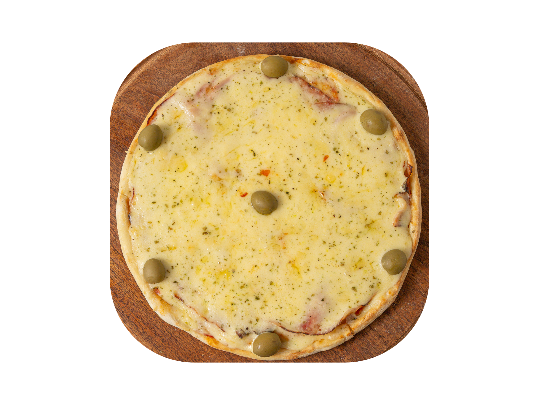 Pizza Muzzarella Con Jamon