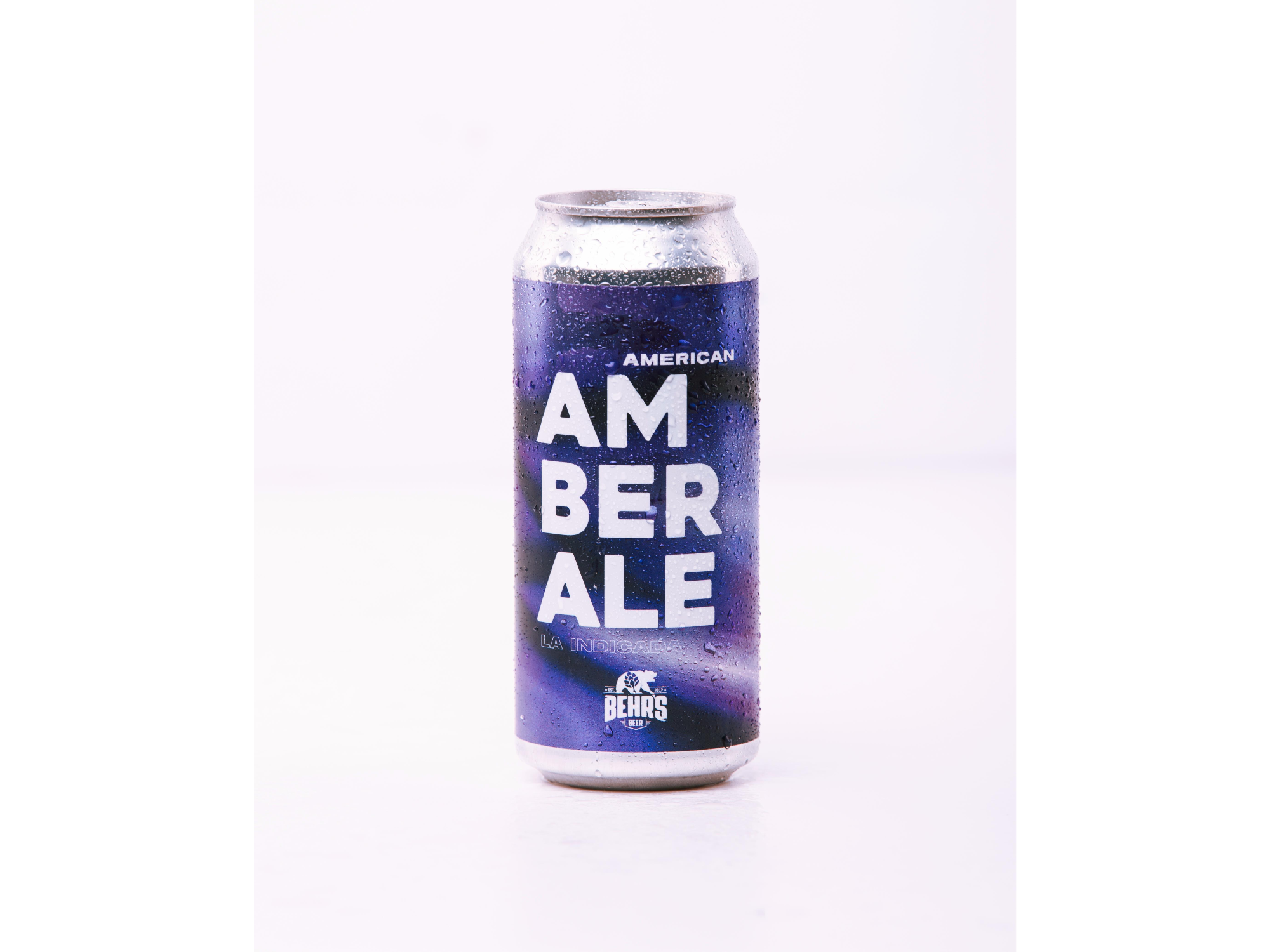 Cerveza Behrs American Amber Ale Lata 473 ml