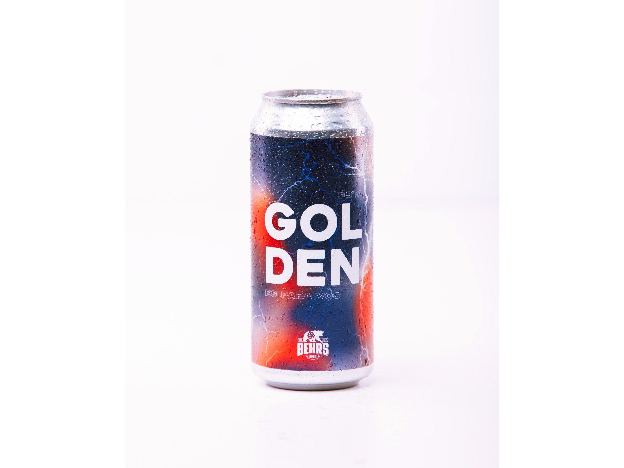 Cerveza Behrs Golden Ale Lata 473 ml