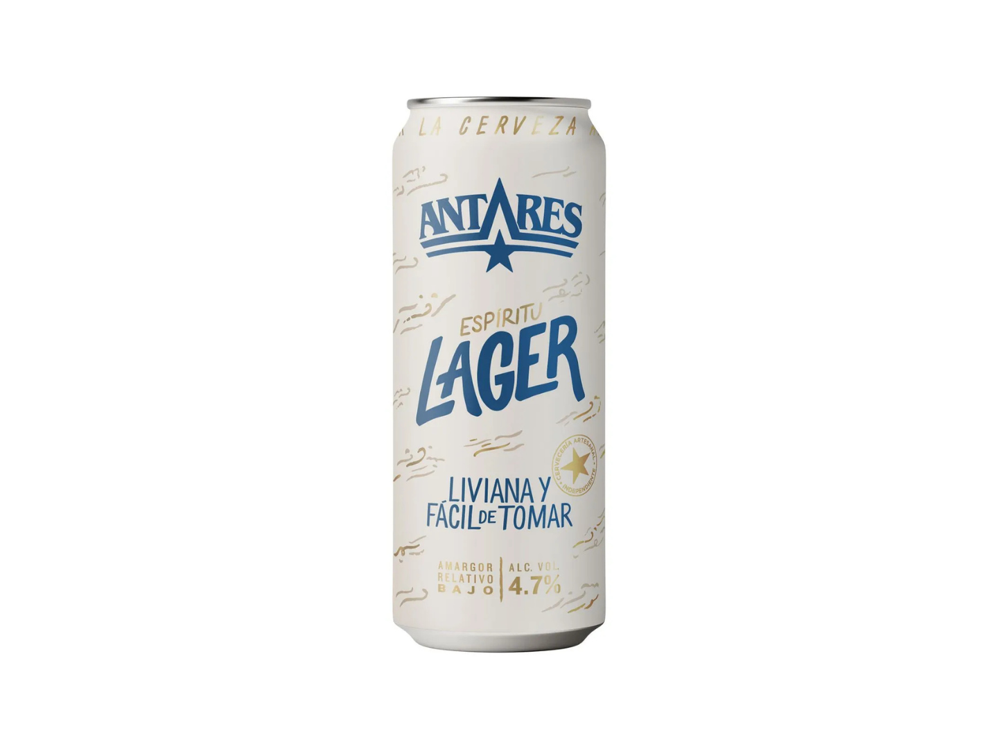 Cerveza Antares Espiritu Lager 473 ml