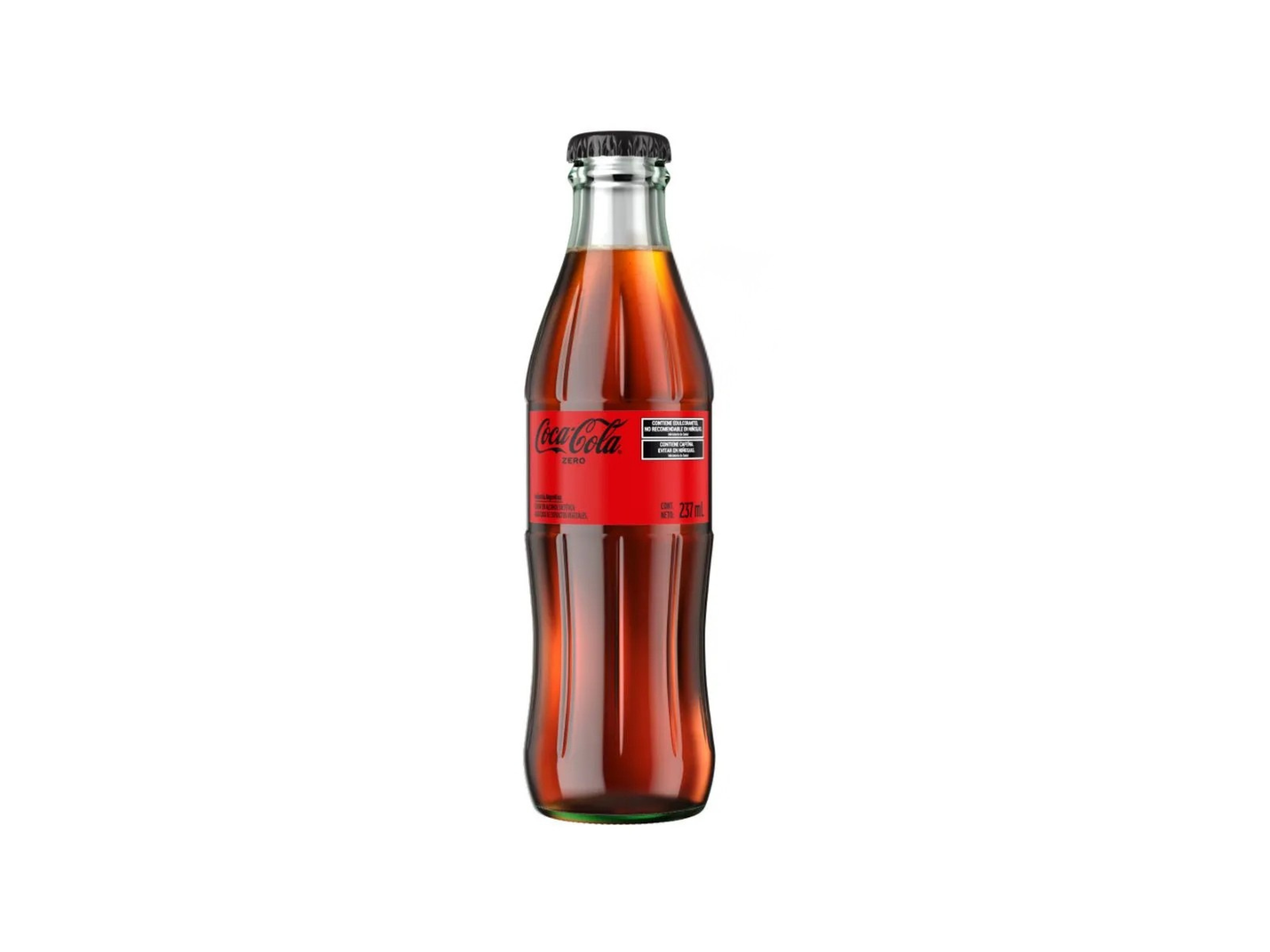 Coca  Cola Zero botellita de vidrio