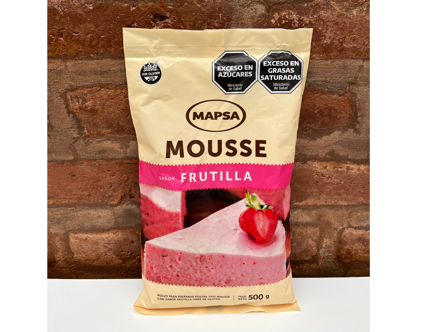 Mousse frutilla Mapsa 500g