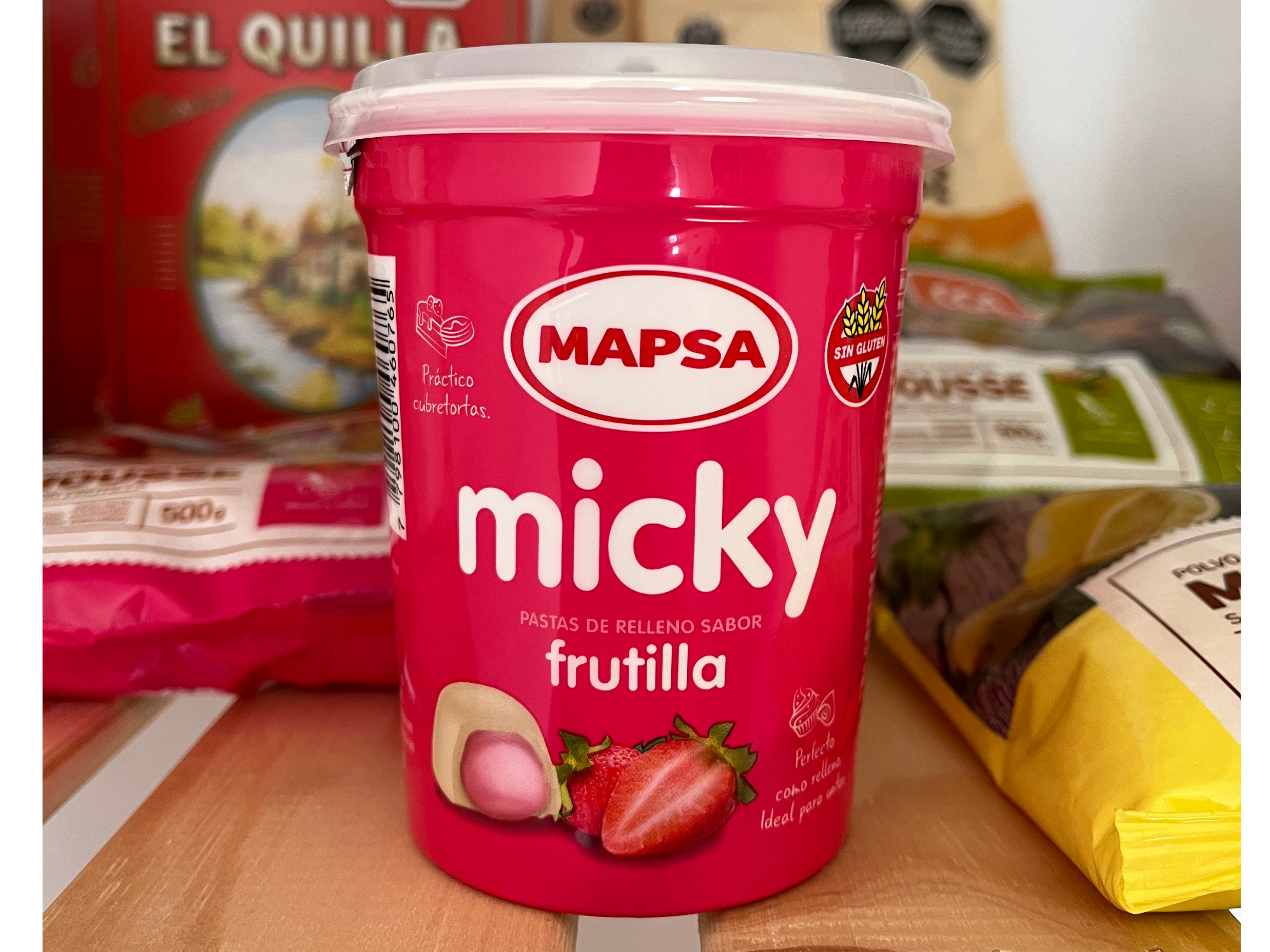 Pasta Micky frutilla