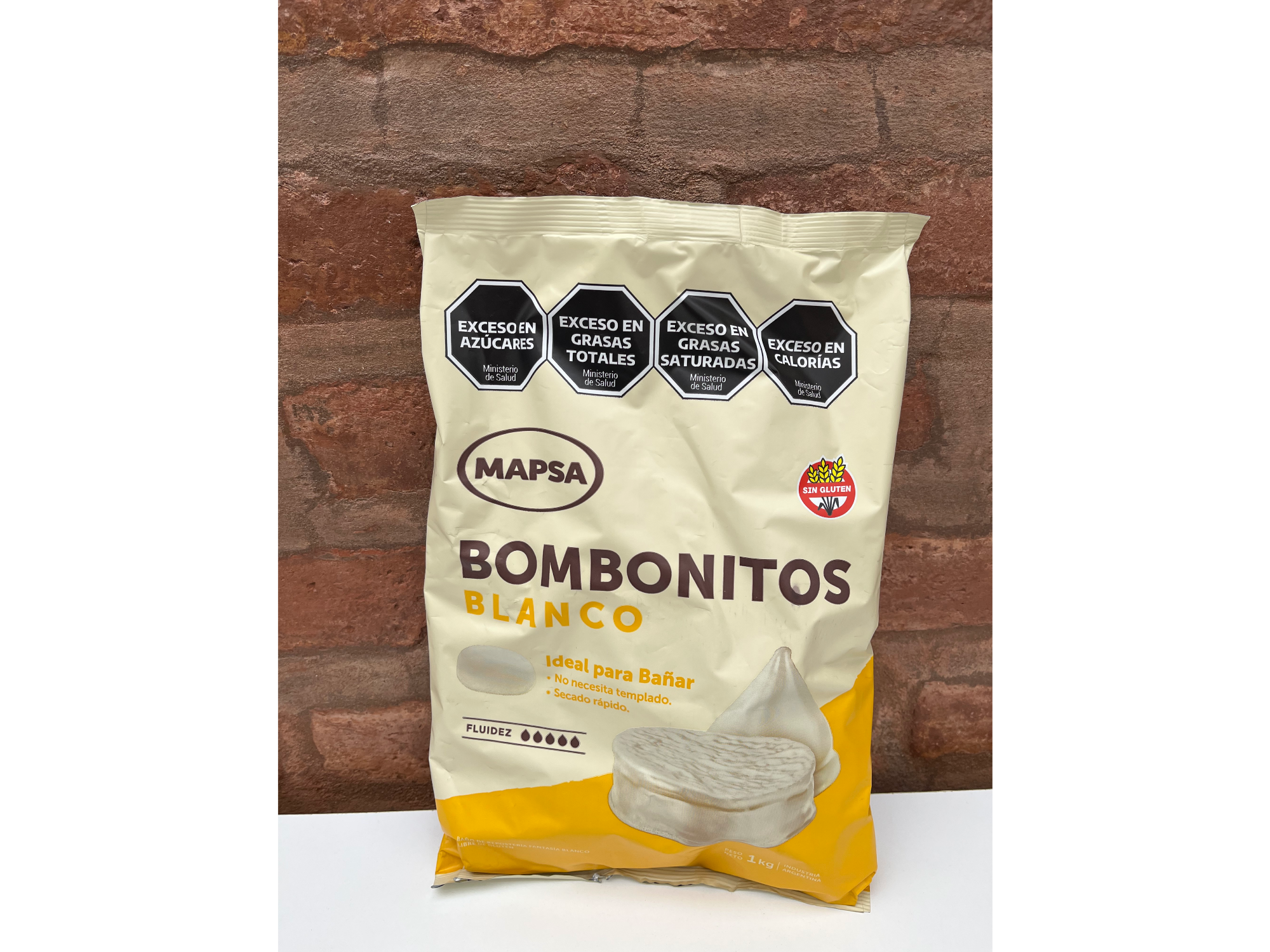 Chocolate bombonito Mapsa blanco 1kg