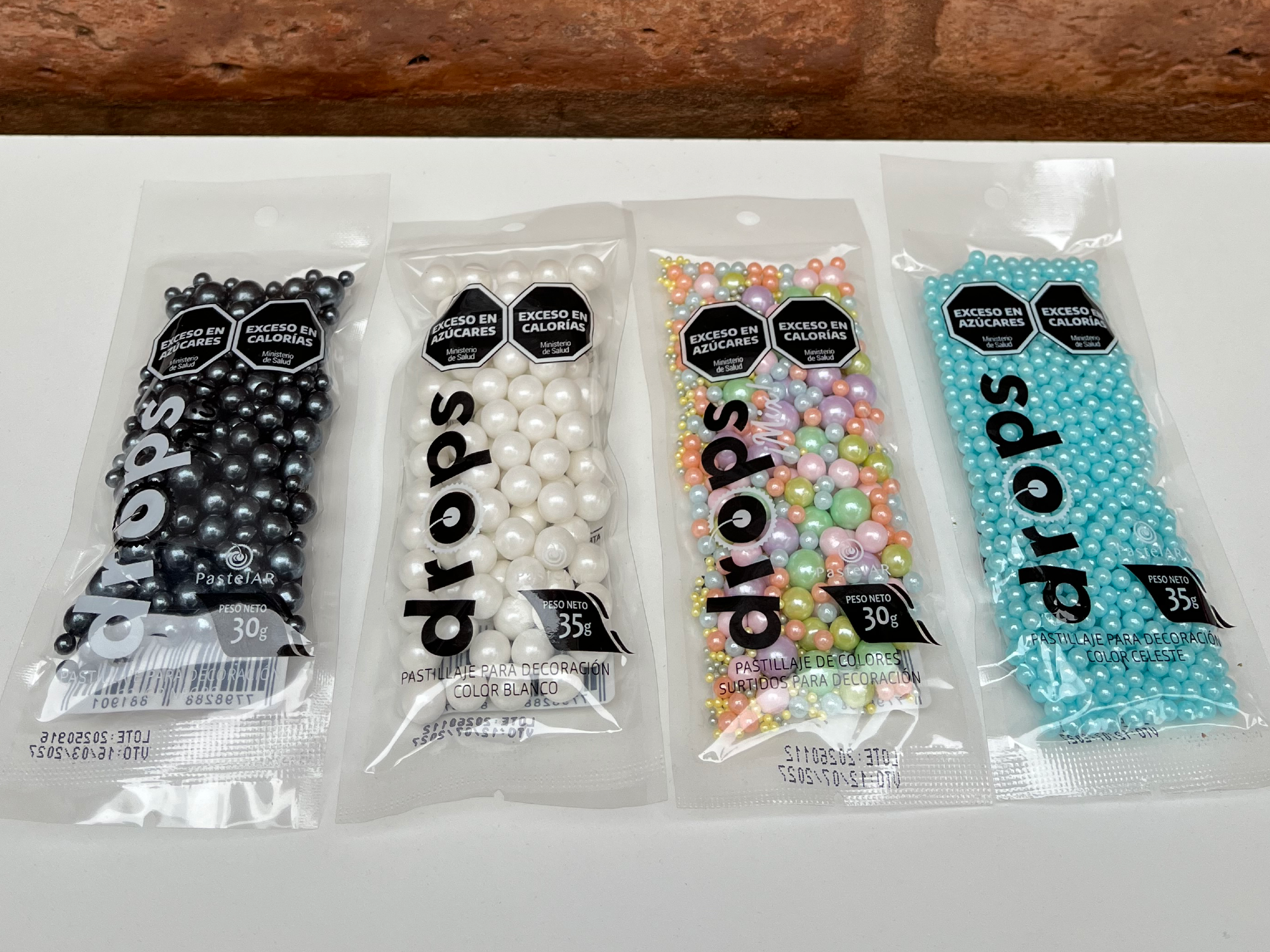 Sprinkles Drops blanco