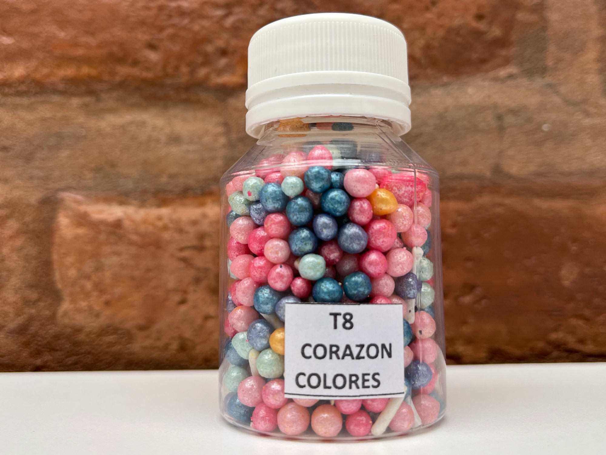 Sprinkles corazón colores