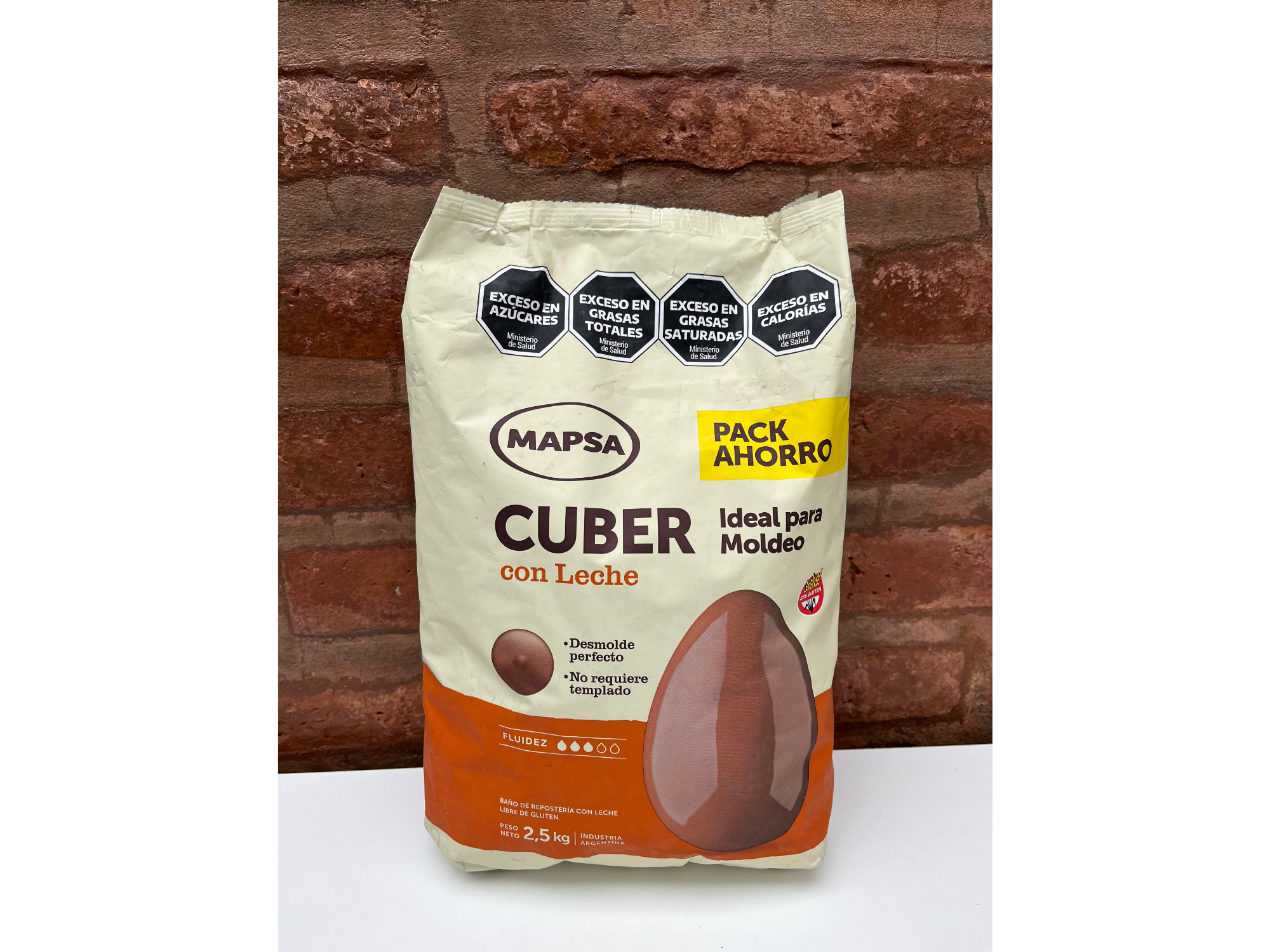 Chocolate con leche Mapsacuber 2,5kg