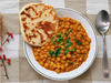 CURRY DE GARBANZOS (CHANA MASALA) CON PAN NAAN