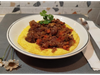 OSOBUCO DESMENUZADO CON POLENTA