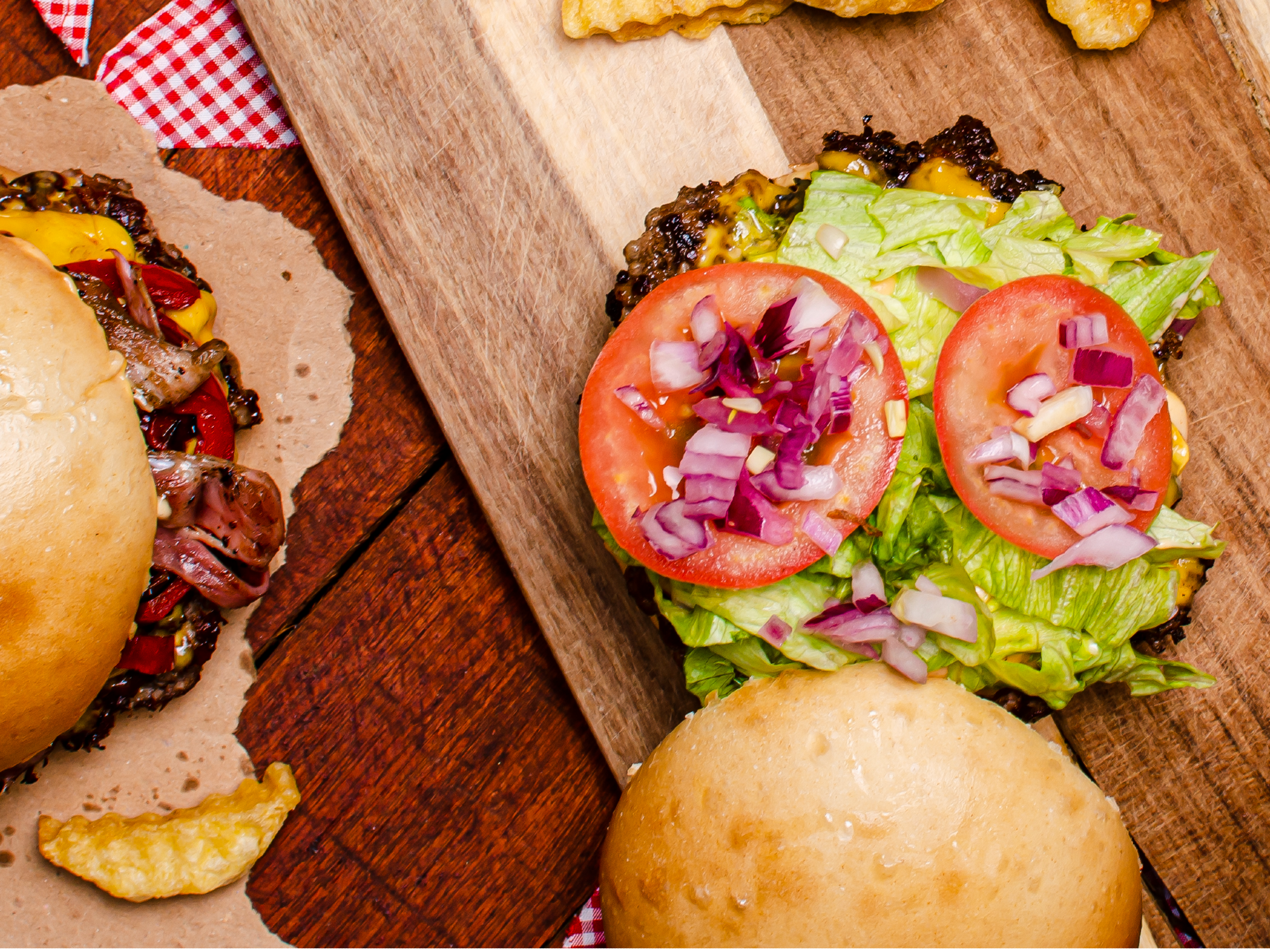ARMÁ TU HAMBURGUESA de Fryer's Rio Ceballos