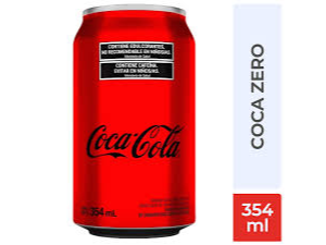 LATA COCA ZERO 354ML