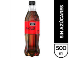 COCA COLA SIN AZUCAR 500 ML
