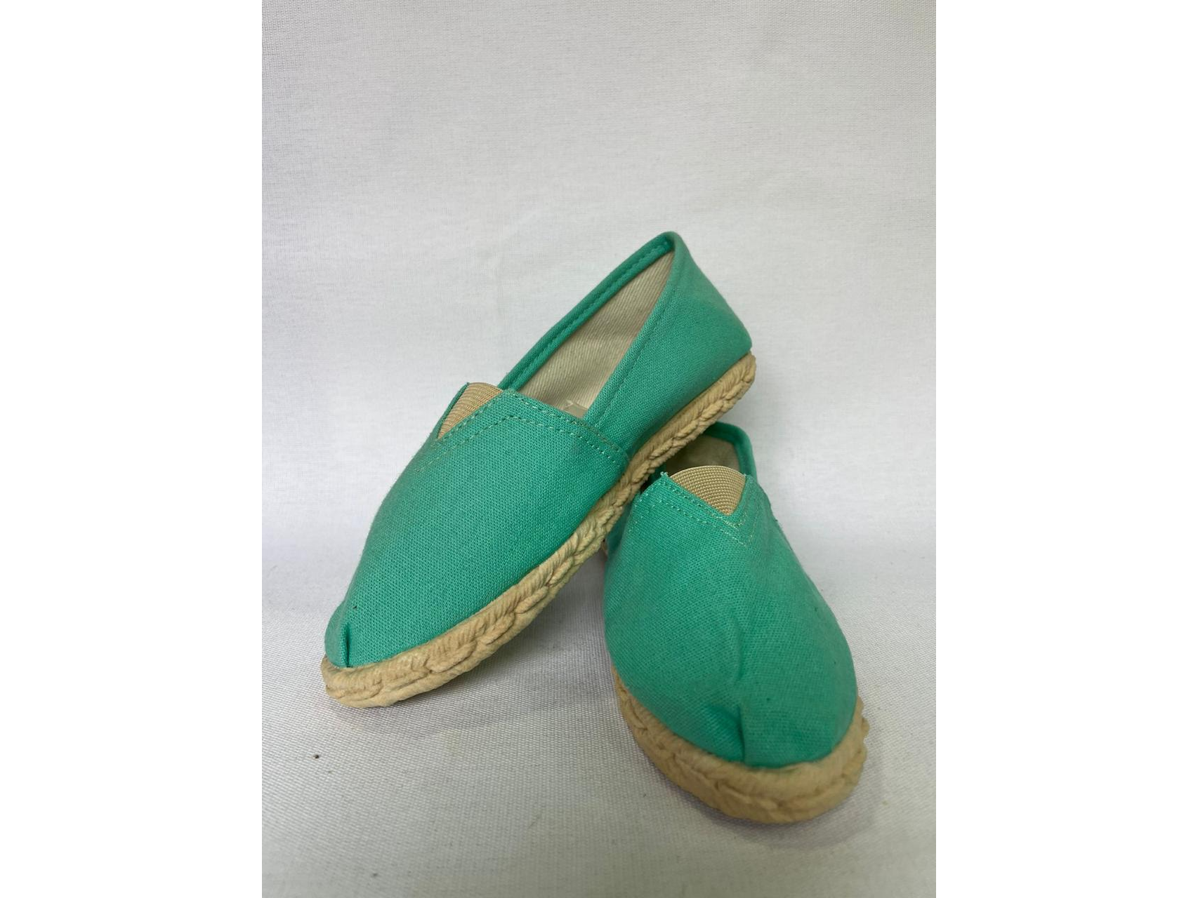 Alpargata  verde agua