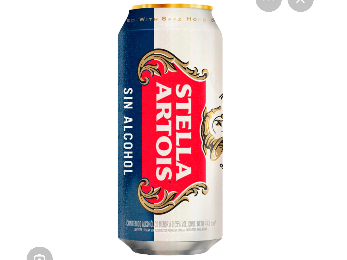 STELLA ARTOIS  473cm S/ ALCOHOL