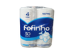 PAPEL HIGIÉNICO 4 ROLLOS X 30 MT