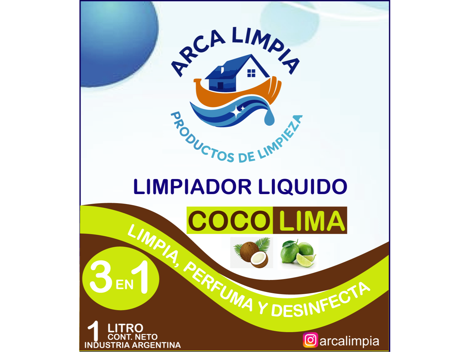COCO LIMA POR 5 LT