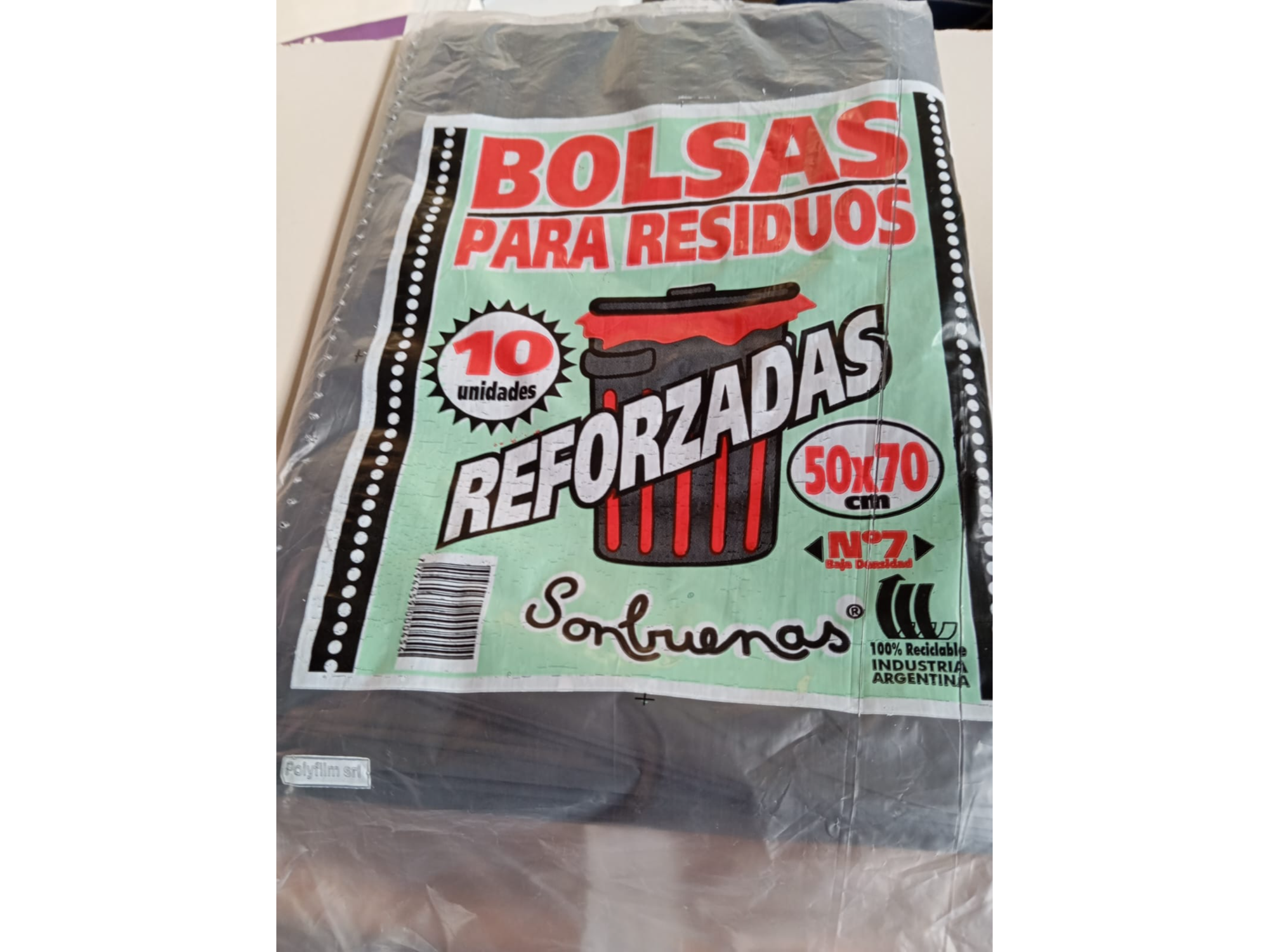 BOLSA 50 X 70 X 10 Uni REFORZADA