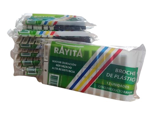 BROCHES DE PLÁSTICO  RAYITA