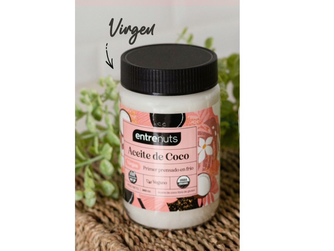 Aceite de Coco  Virgen ENTRENUTS