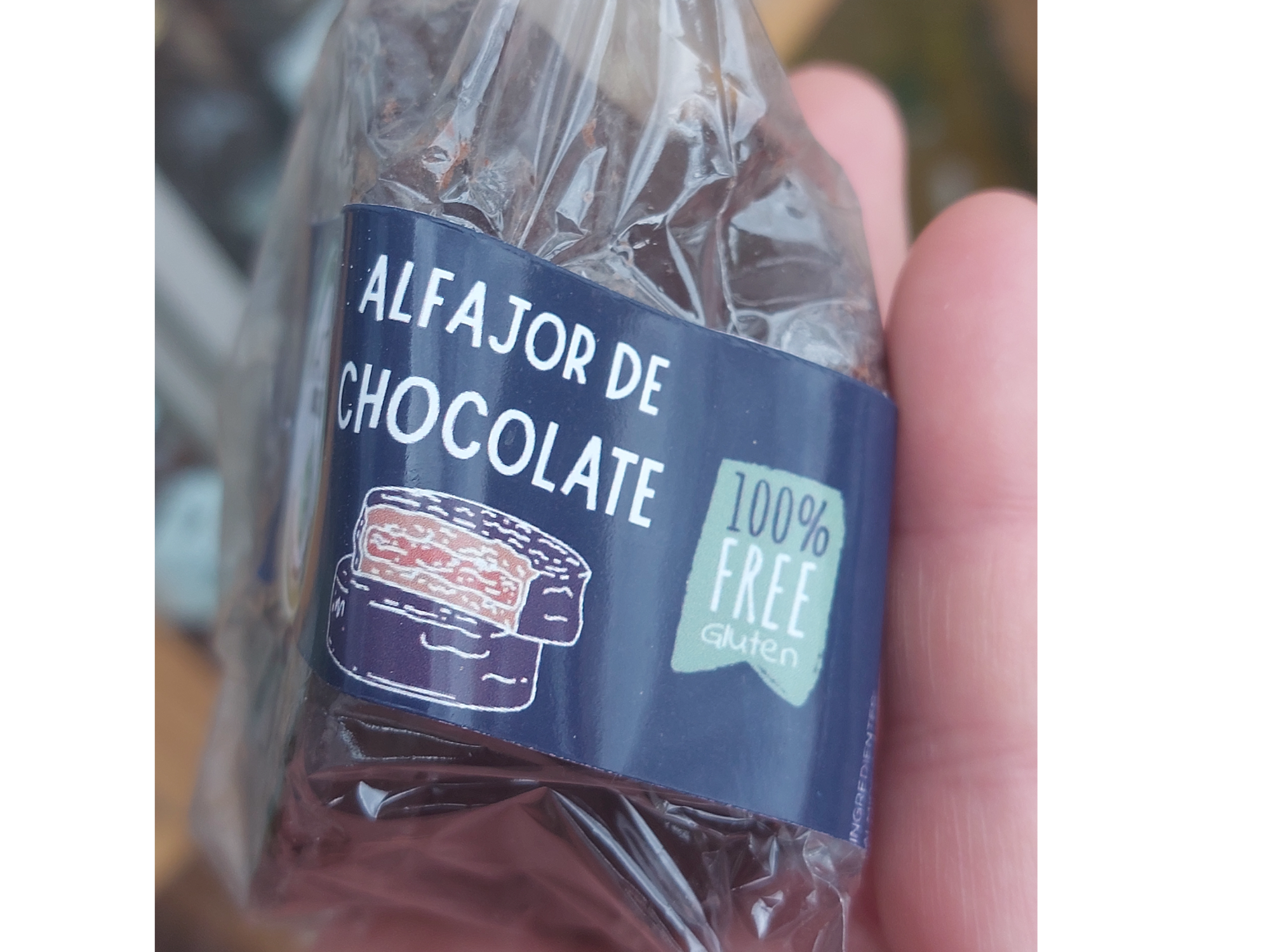 Alfajor de chocolate 80 g aprox