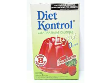 Gelatina light frambuesa x 30gr DIET KONTROL