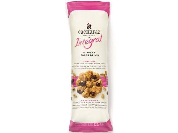 Galleta integral con pasas de uva CACHAFAZ