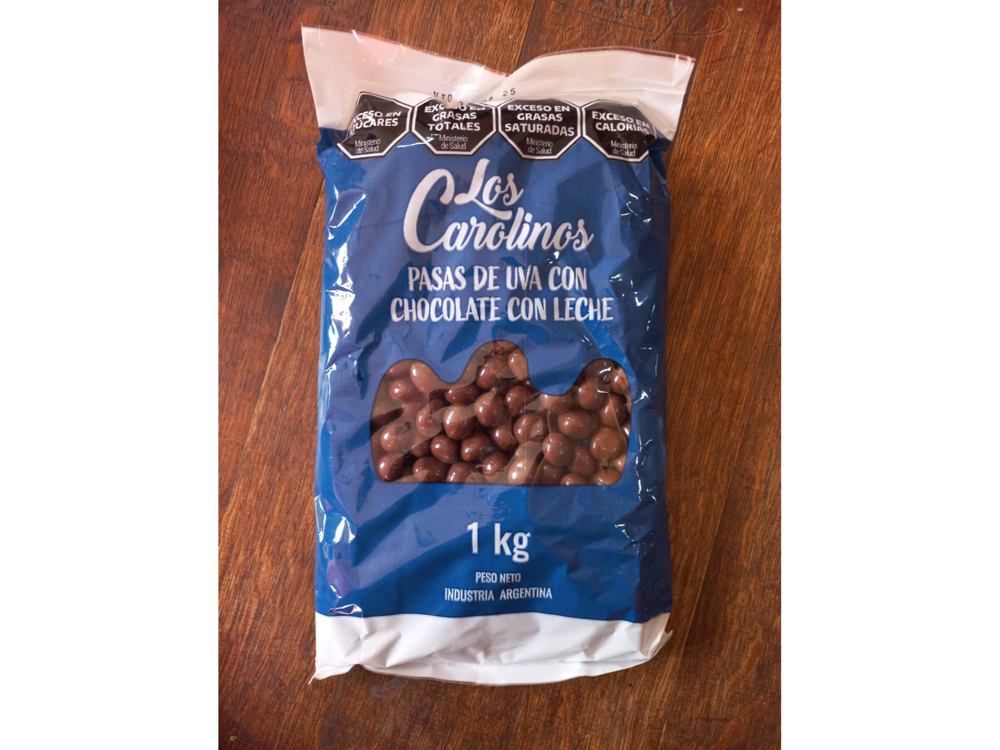 Pasas con chocolate x kg