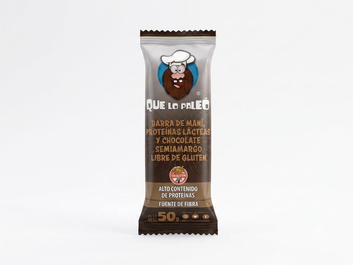 Barritas proteicas chocolate  negro QUE LO PALEO