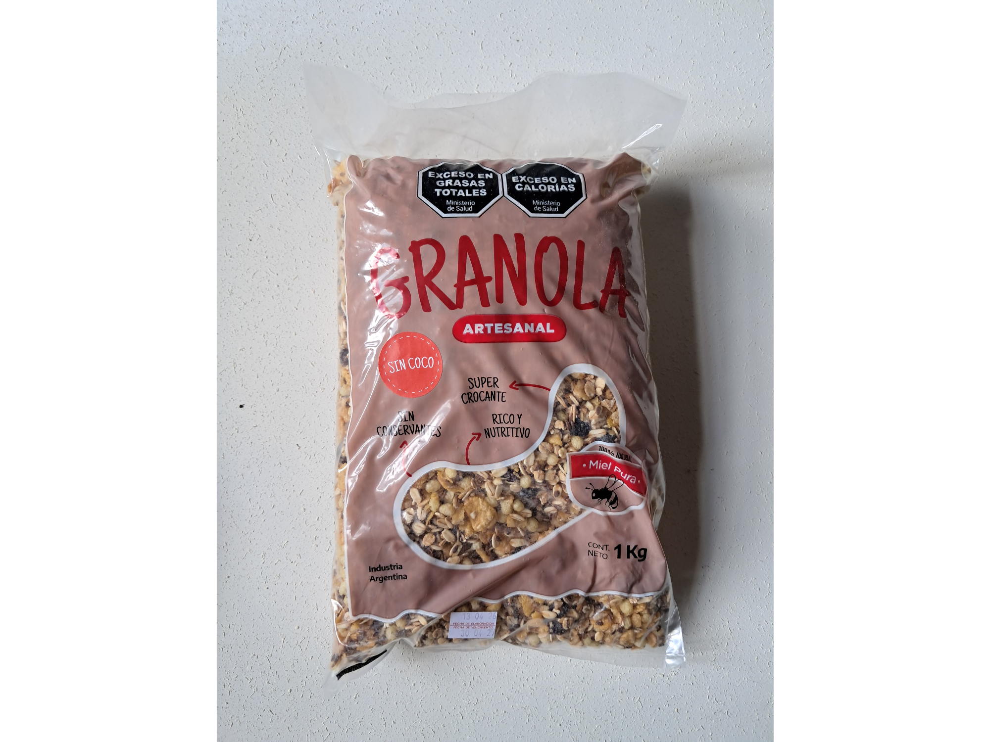 Granola sin coco x kg