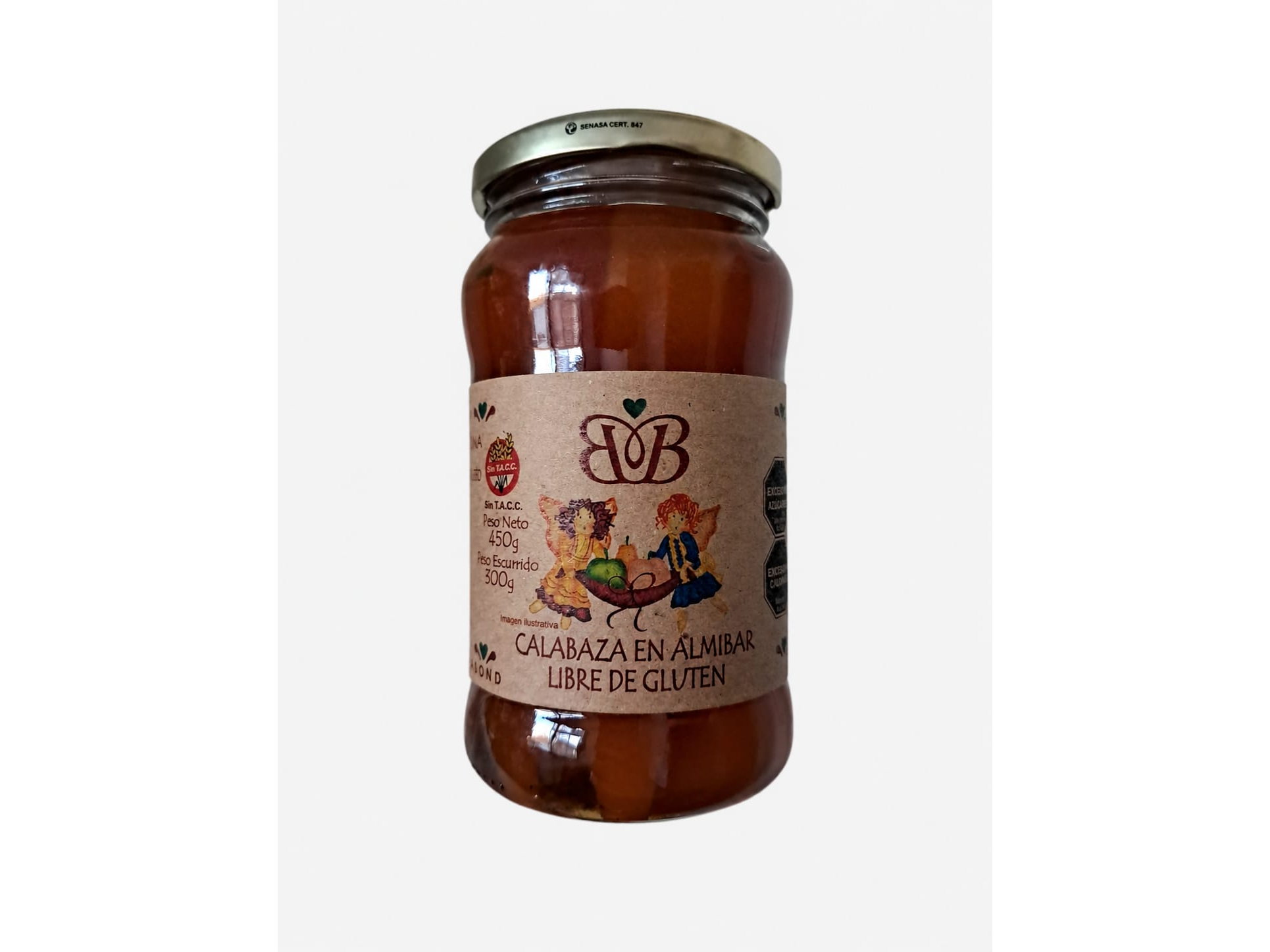 Calabazas en almibar x 400gr BYB