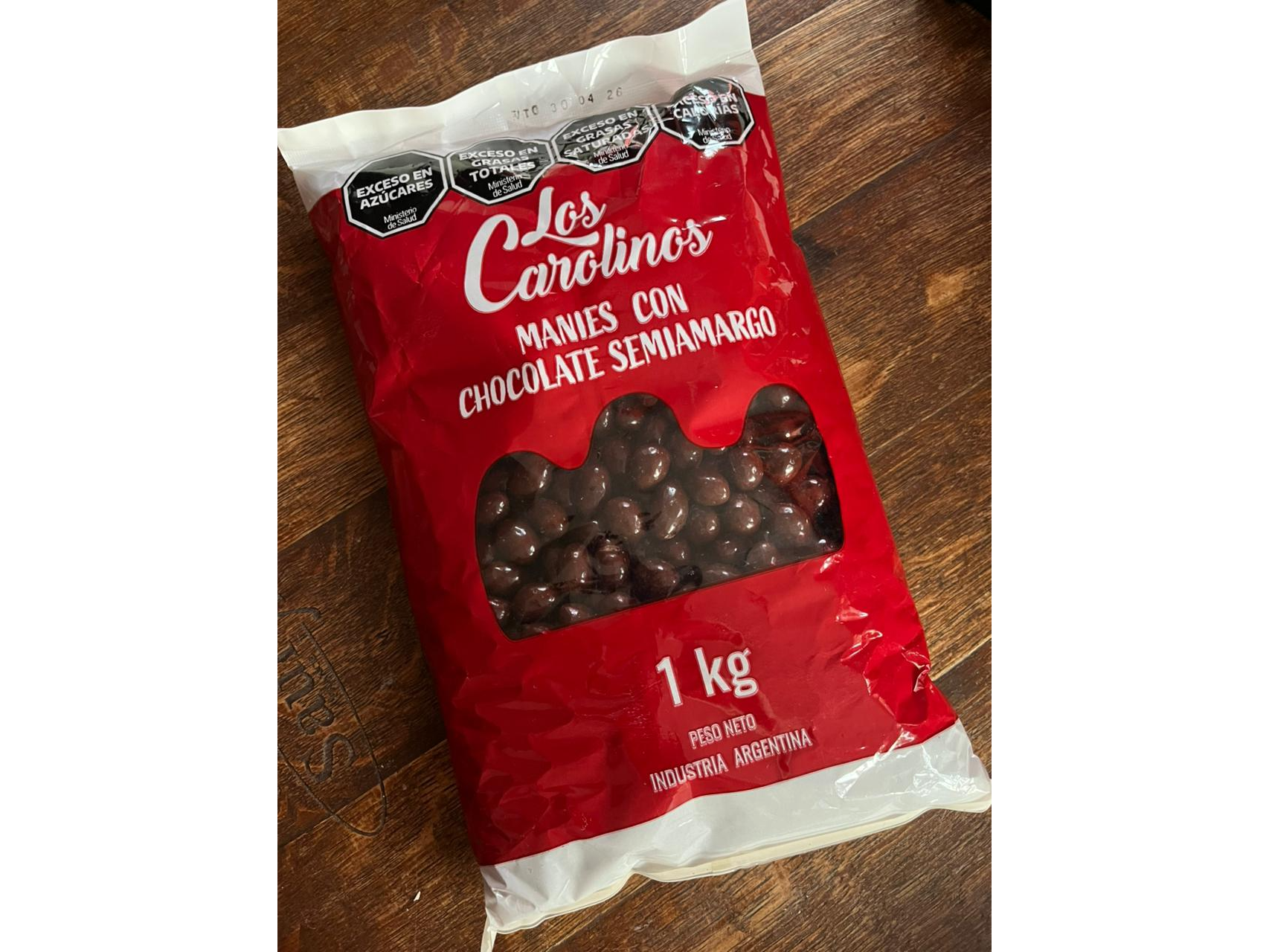 Mani con chocolate x kg LOS CAROLINOS